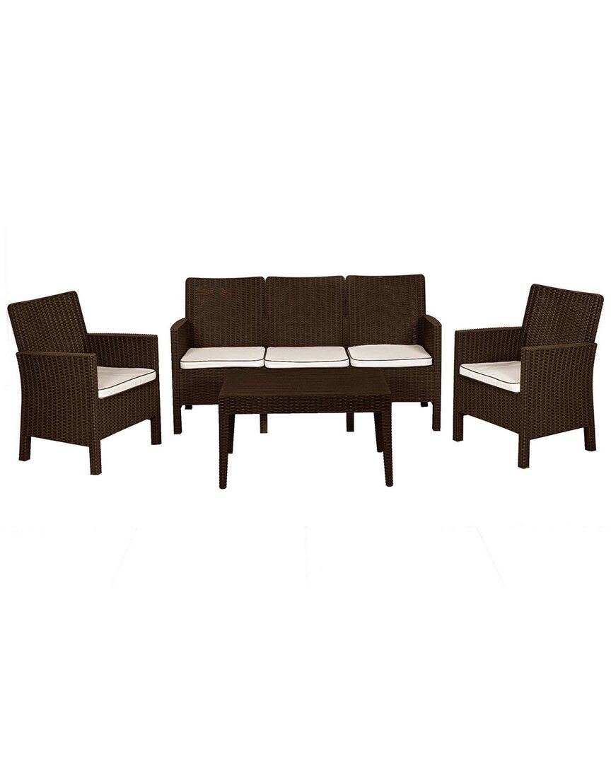 Panama Jack Nova 4pc Sofa Set With Cushions