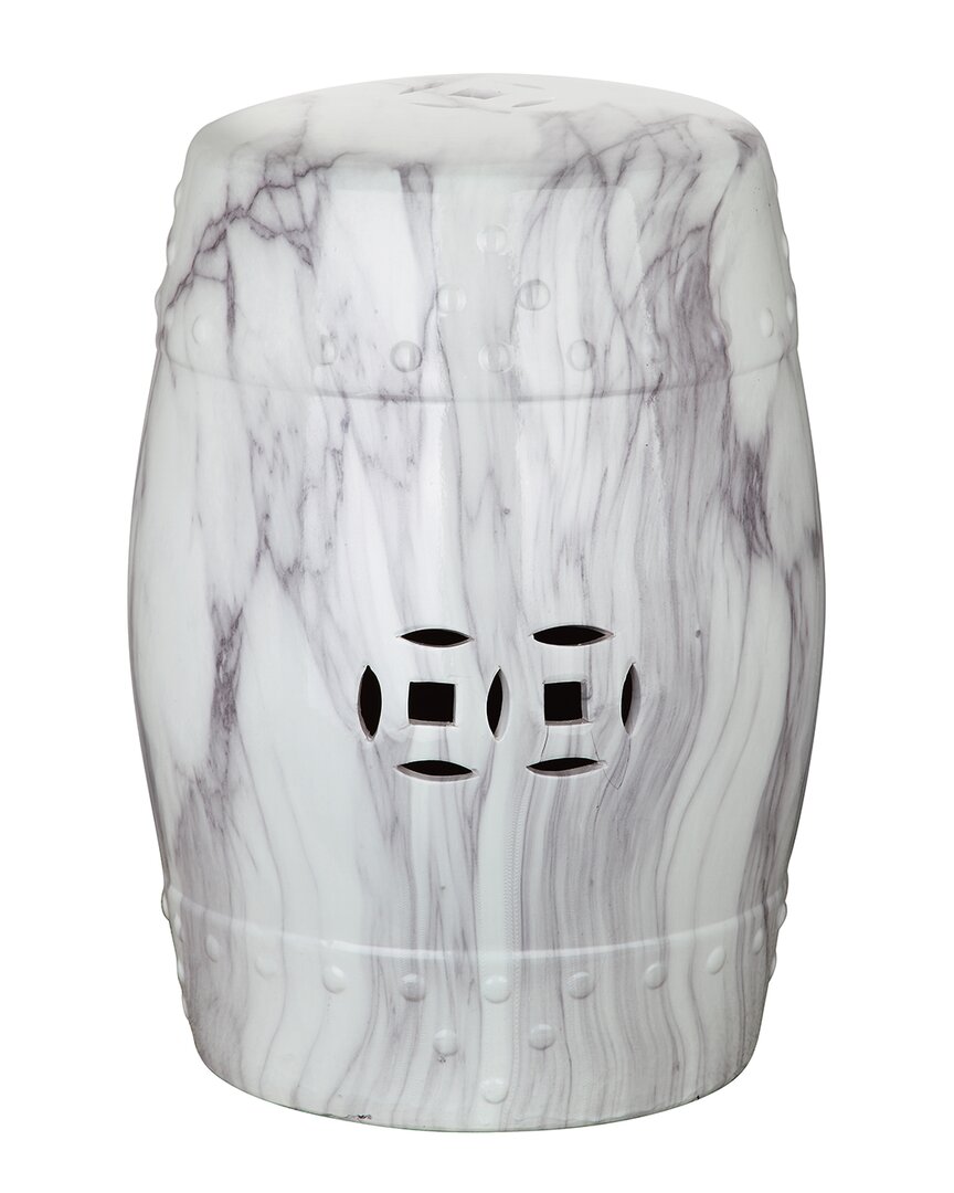 Shop Safavieh Jade Swirl Garden Stool In White