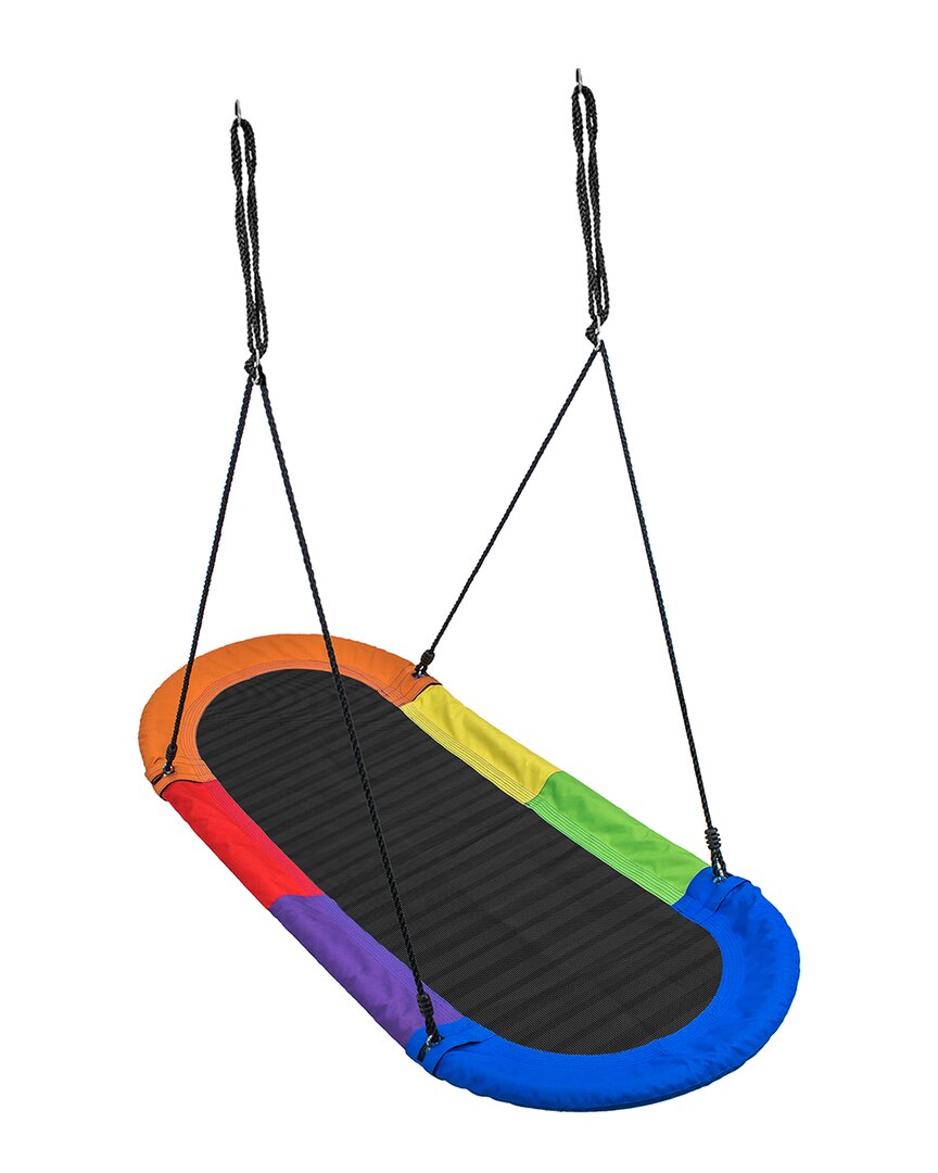 Sorbus Outdoor Hammock Net Tree Swing In Multicolor