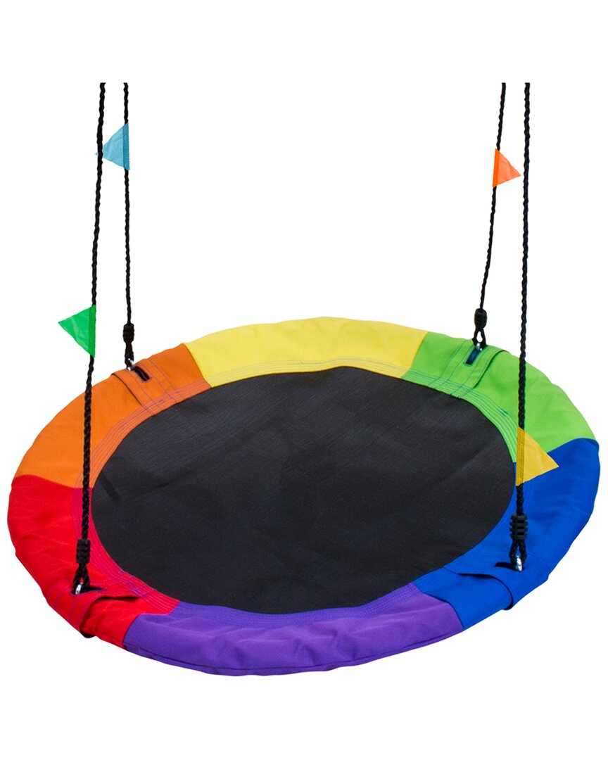 Sorbus 40in Saucer Tree Swing In Multicolor