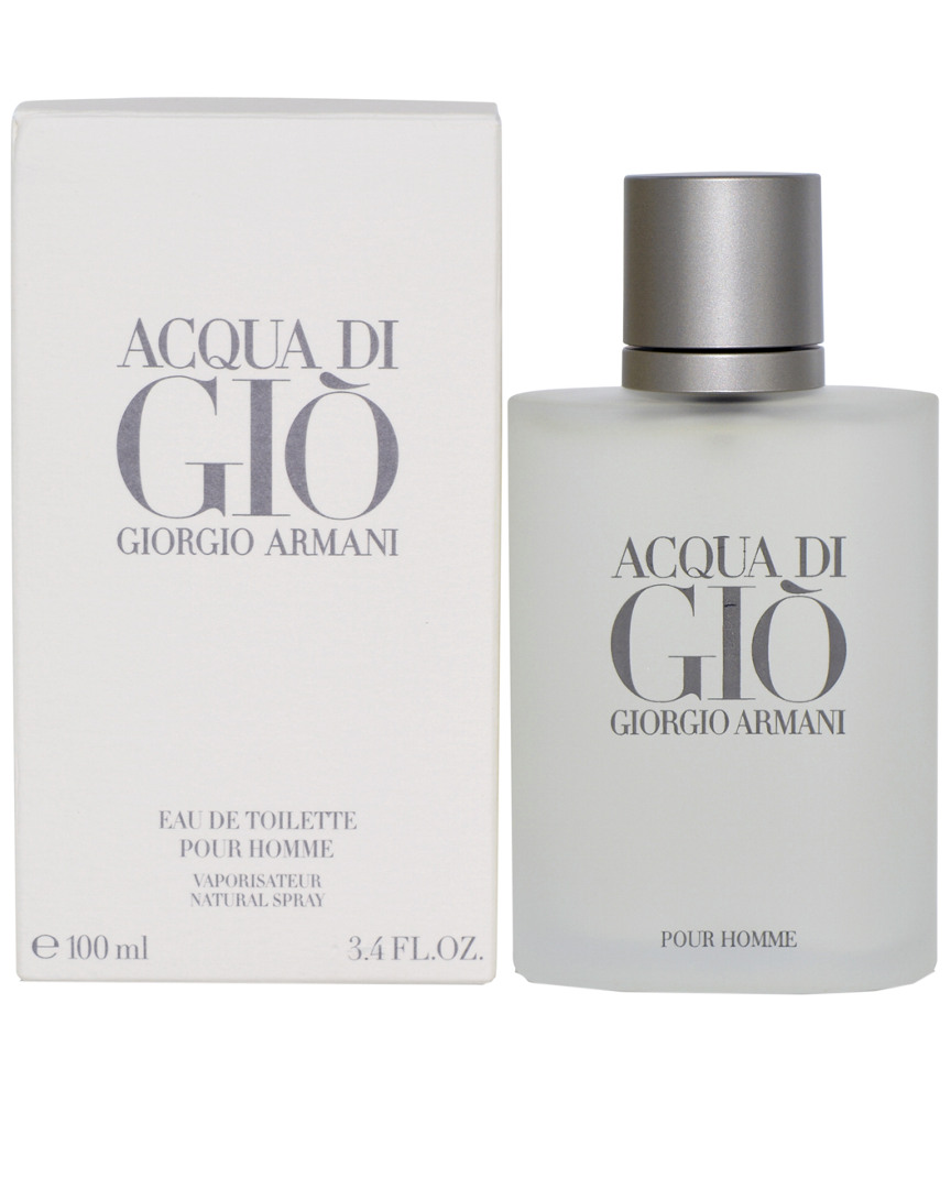 Giorgio Armani Men's 3.4oz Acqua Di Gio Eau De Toilette Spray In White