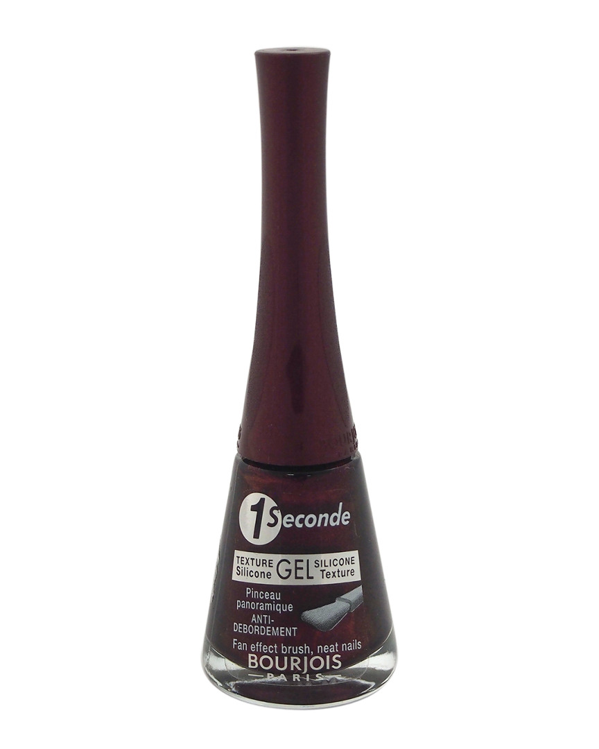 Bourjois 0.3oz Violine Hypnotique 1 Seconde Nail Polish In Burgundy