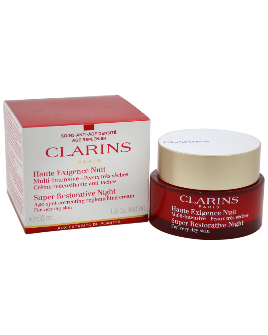Shop Clarins 1.6oz Super Restorative Night Cream For Very Dry Skin