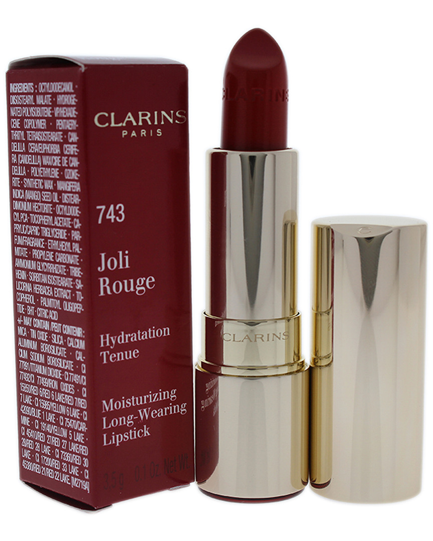 Clarins #743 0.1oz Joli Rouge Lipstick