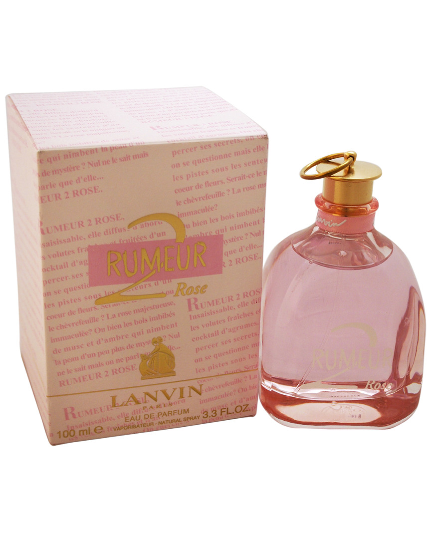 Lanvin Women's Rumeur 2 Rose 3.3oz Eau De Parfum Spray