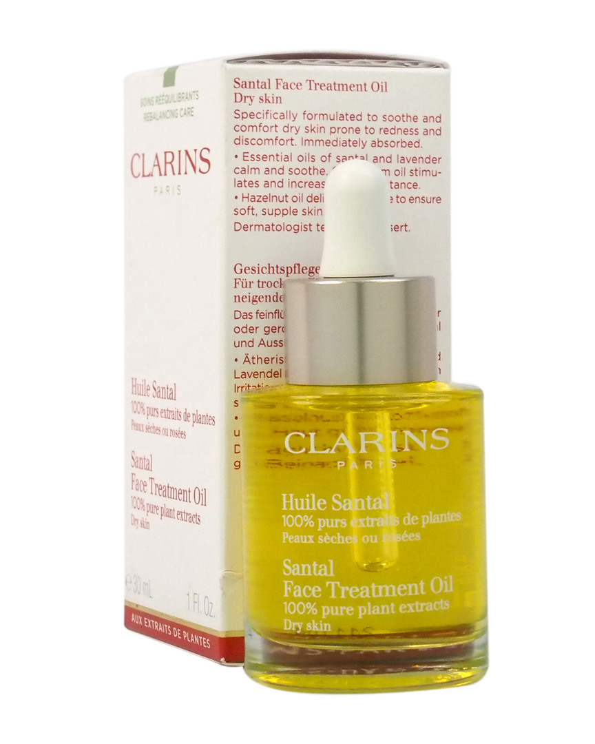 Clarins Santal Face Dry Skin 1oz Treatment Oil