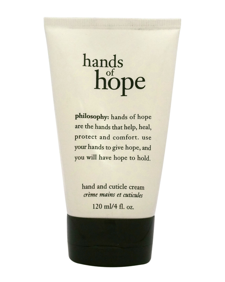 Philosophy Unisex 4oz Hands Of Hope Hand & Cuticle Cream In Multicolor