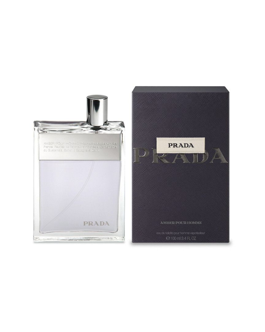 Prada Men's Amber 3.4oz Eau De Toilette In Multicolor