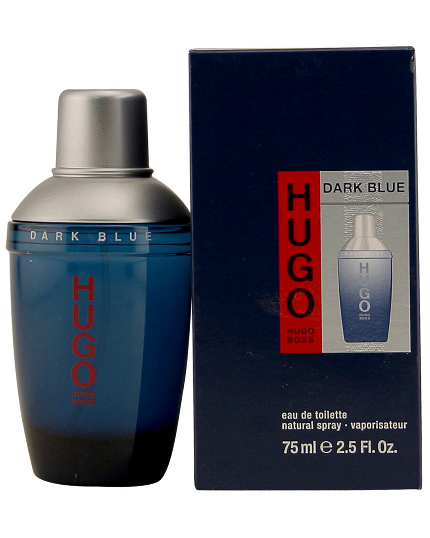 Hugo Boss Men's Hugo Dark Blue 2.5oz Eau De Toilette Spray In Multicolor