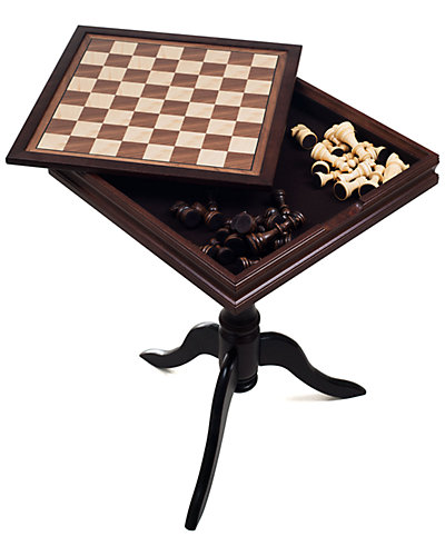 Trademark Deluxe Chess & Backgammon Table