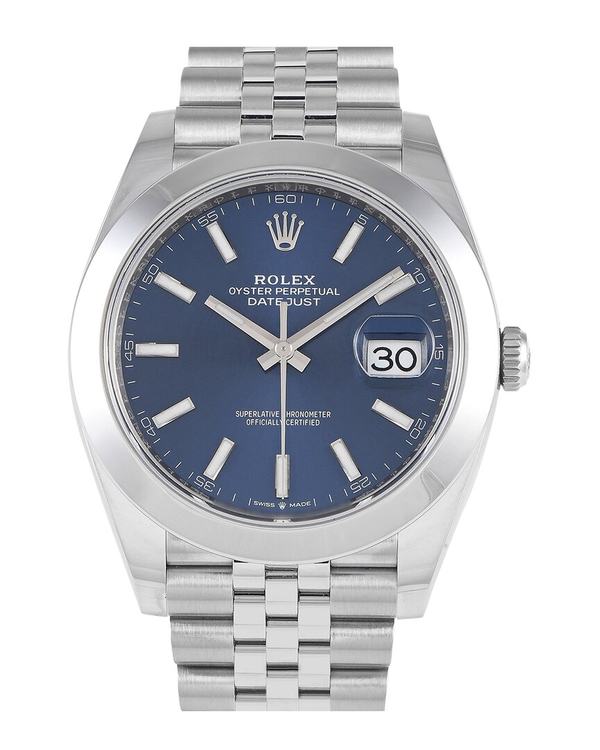 Heritage Rolex Rolex Men's Datejust Watch, Circa 2024 (authentic ) In Metallic