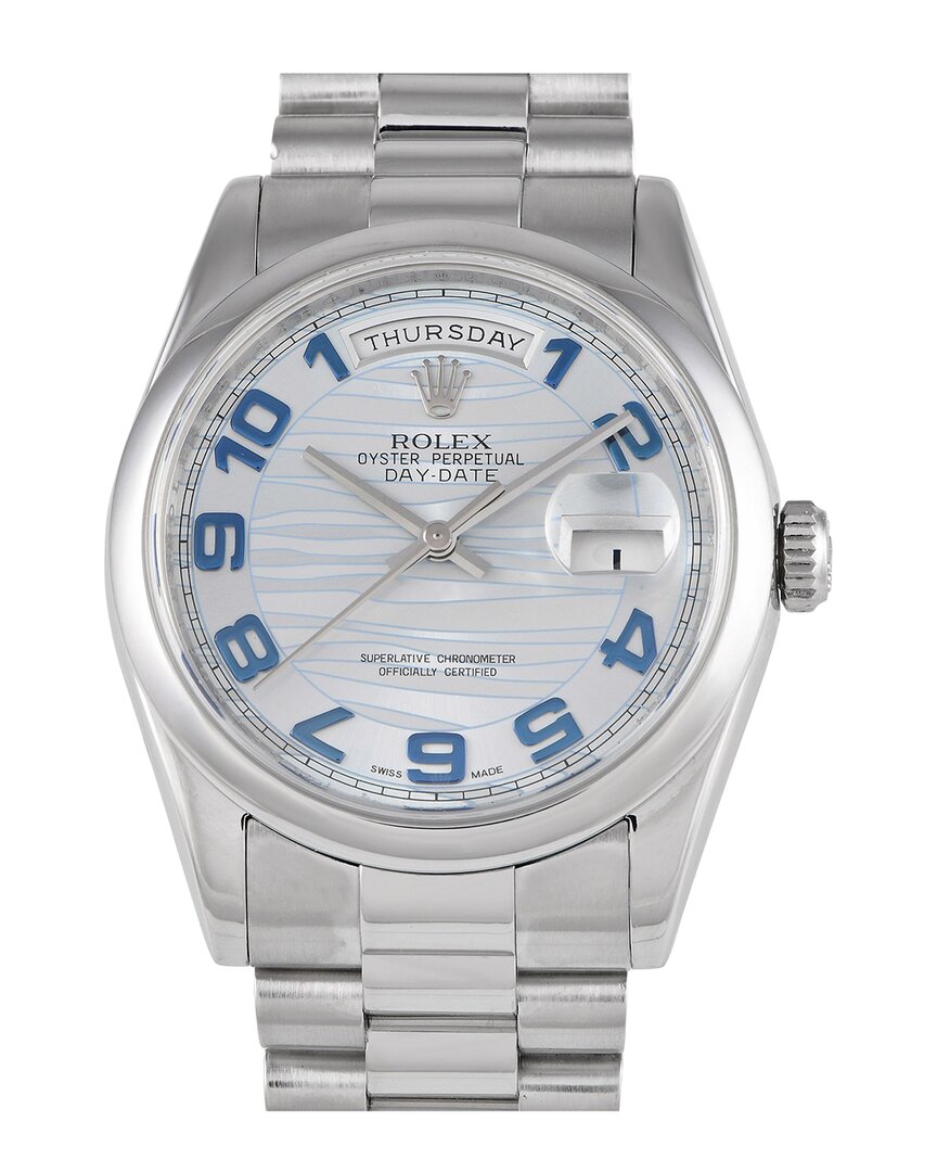 Heritage Rolex Rolex Men's Day-date Watch (authentic ) In Metallic