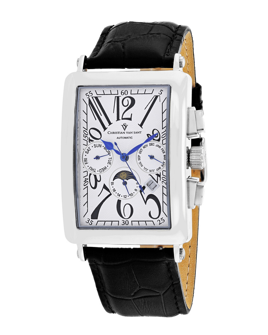 Christian Van Sant Prodigy Automatic White Dial Mens Watch Cv9131