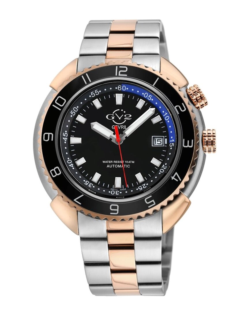 Shop Gv2 Men's Squalo Swiss Automatic Watch