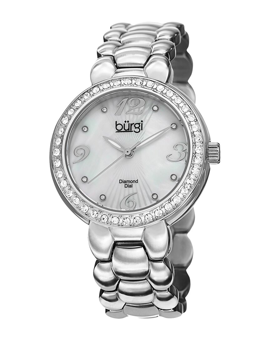 Burgi Women's Dress Diamond Watch