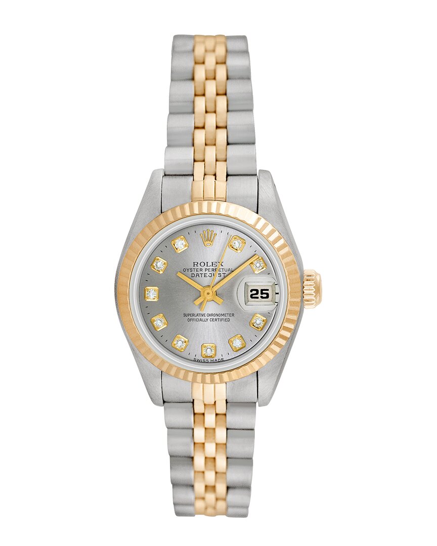 Heritage Rolex Rolex Women's Datejust Diamond Watch, Circa 1990s ()