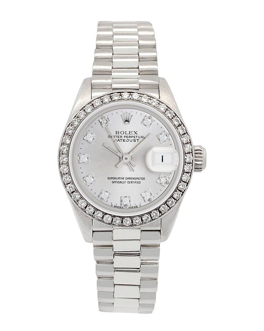Heritage Rolex Rolex Women's President Diamond Watch, Circa 1990s ()