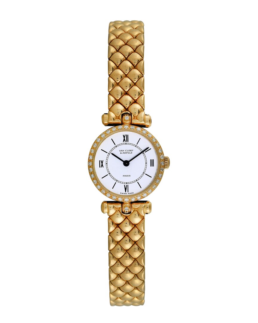 Van Cleef & Arpels Women's Classic La Collection Diamond Watch, Circa 2000s (authentic )