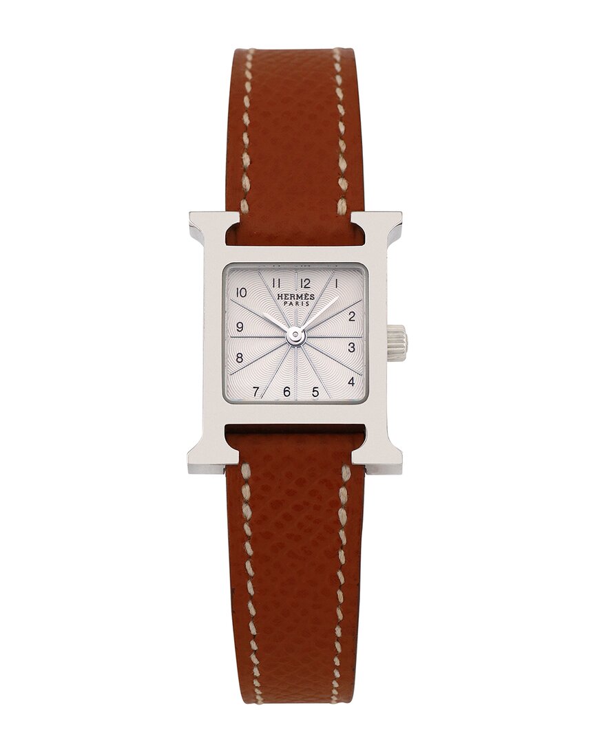 Pre-owned Hermes Hermès Women's Heure H Mini Watch, Circa 2000s (authentic )