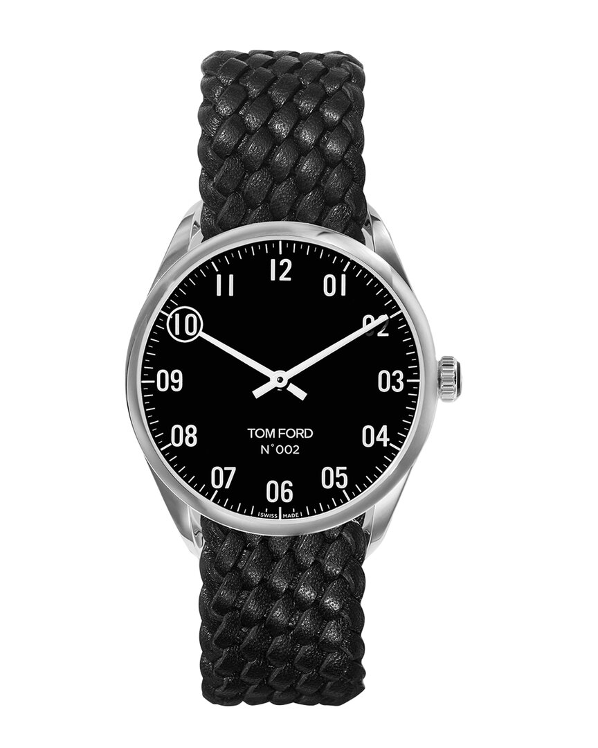 Tom Ford Unisex 002 Watch In Black