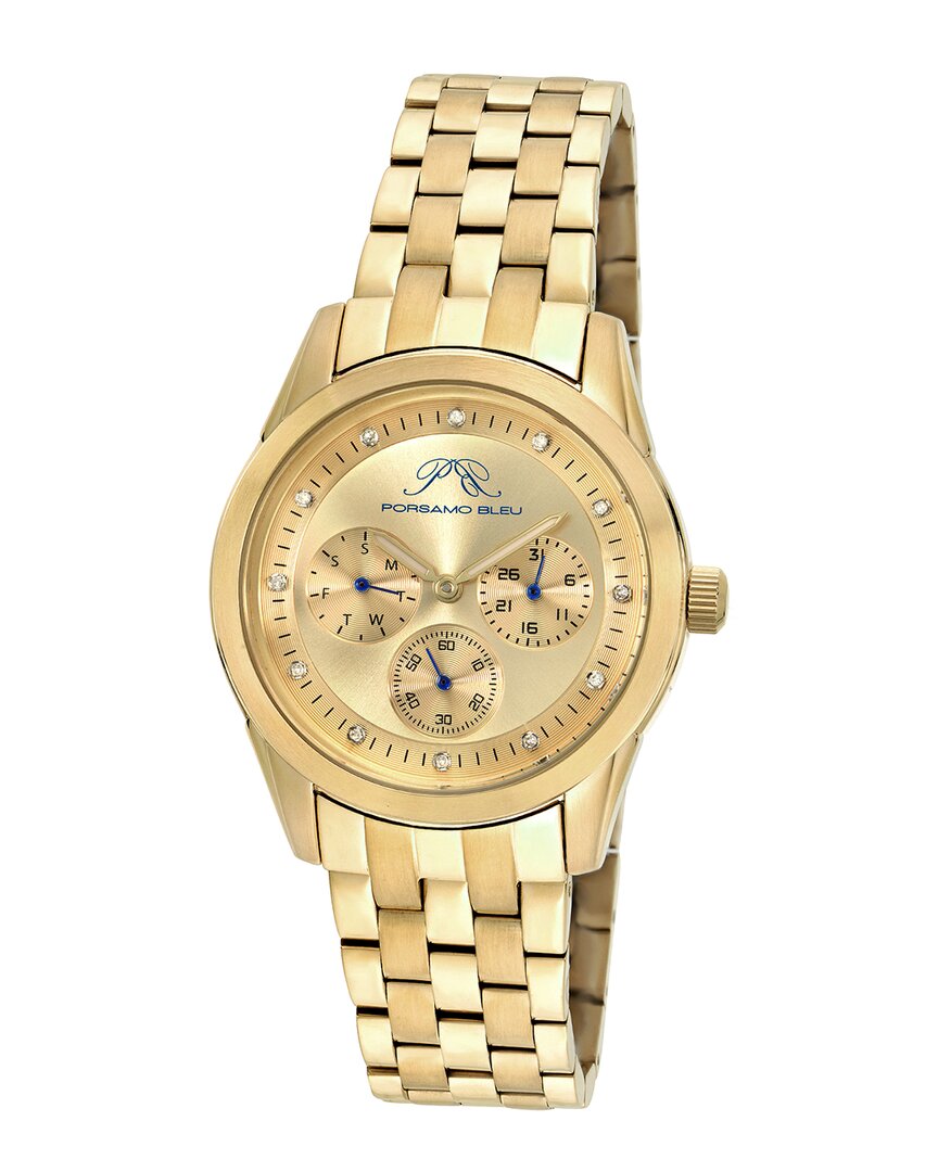PORSAMO BLEU PORSAMO BLEU WOMEN'S DIANA DIAMOND WATCH 