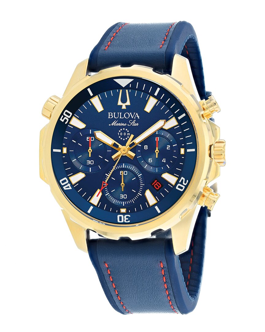 Bulova Men's Blue Dial Watch
