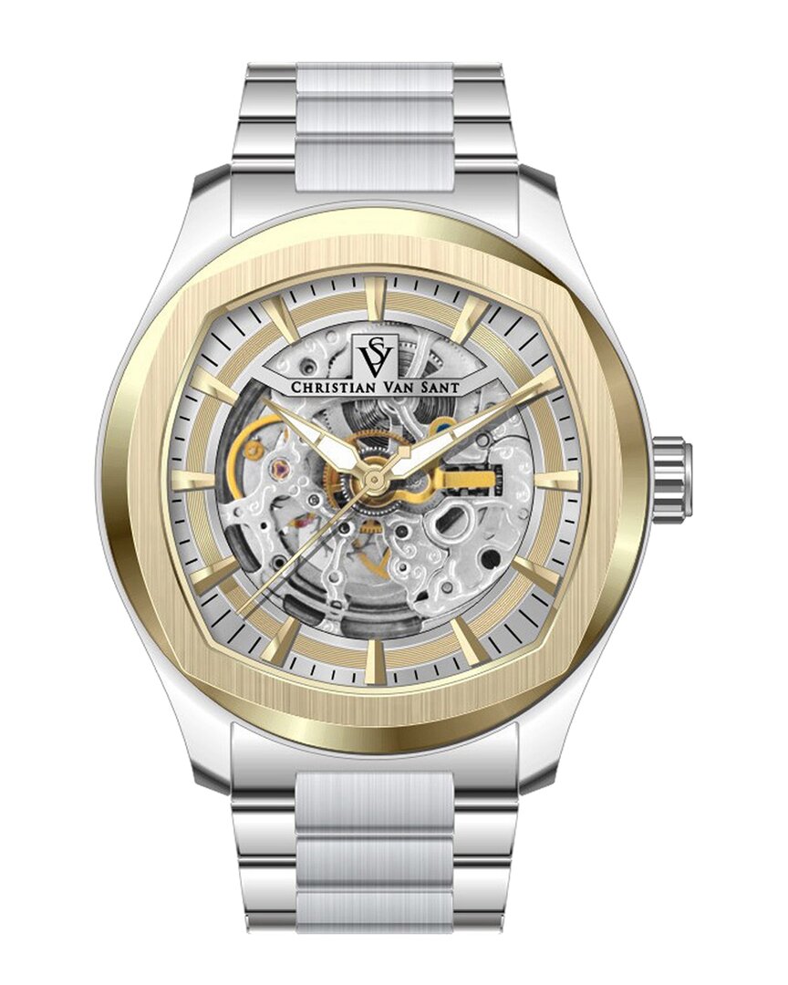 Christian Van Sant Men's Romeo Gold Dial Watch