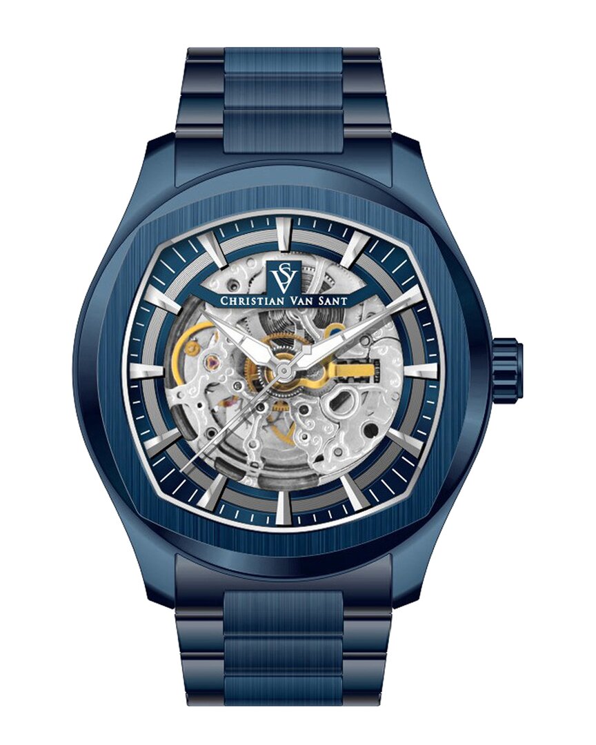 Christian Van Sant Men's Romeo Blue Dial Watch