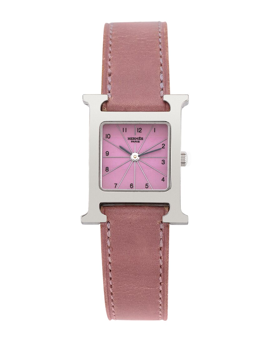 Pre-owned Hermes Hermès Women's H Watch Watch, Circa 2000s (authentic )