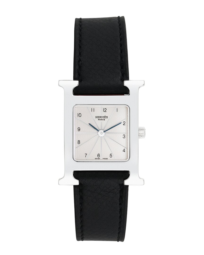 Pre-owned Hermes Hermès Women's H Watch Watch, Circa 2000s (authentic )