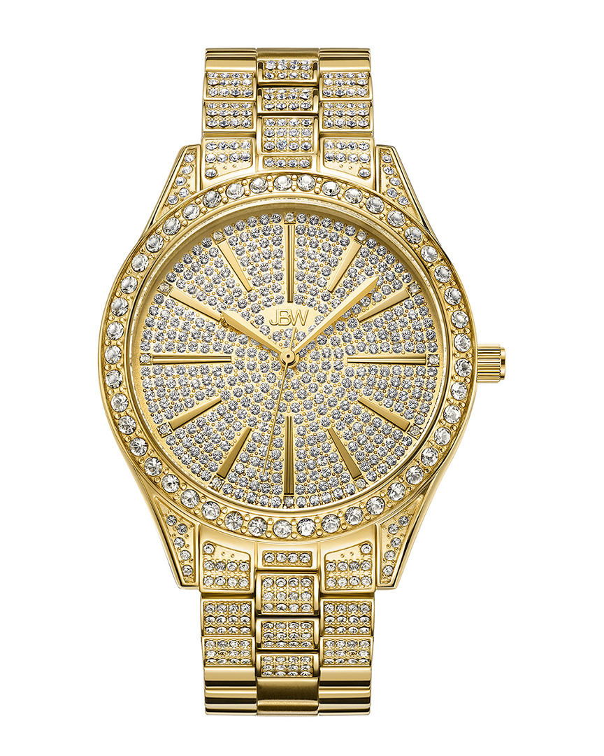 Jbw Women's Cristal Diamond & Crystal Watch In Gold