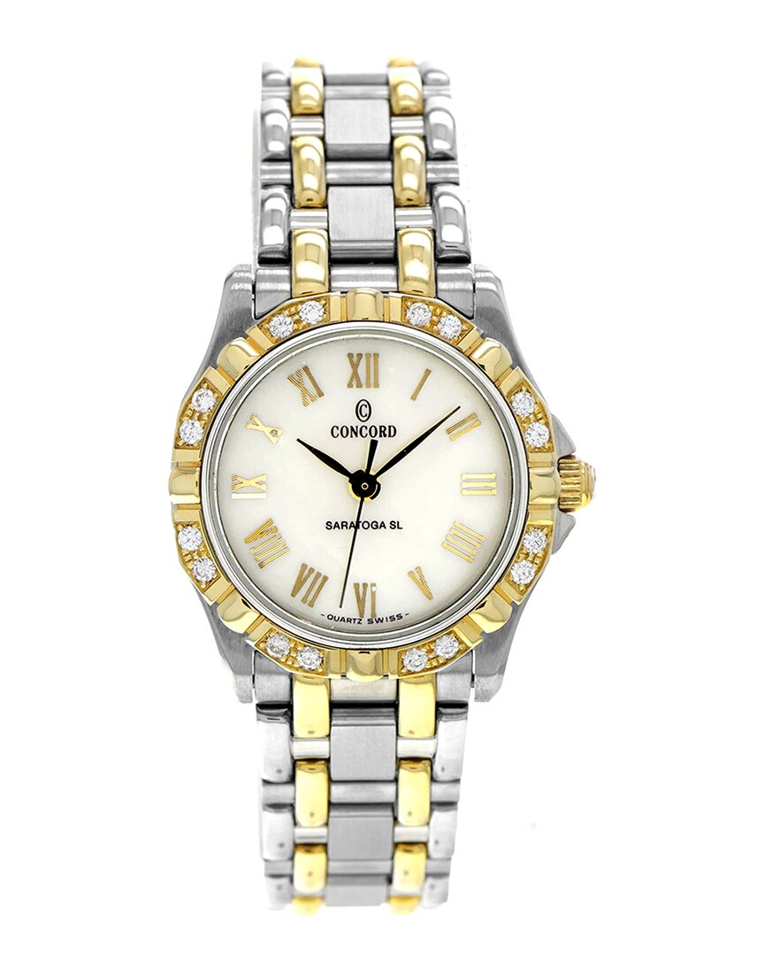 Concord Women's Saratoga Diamond Watch, Circa 1980 (authentic )