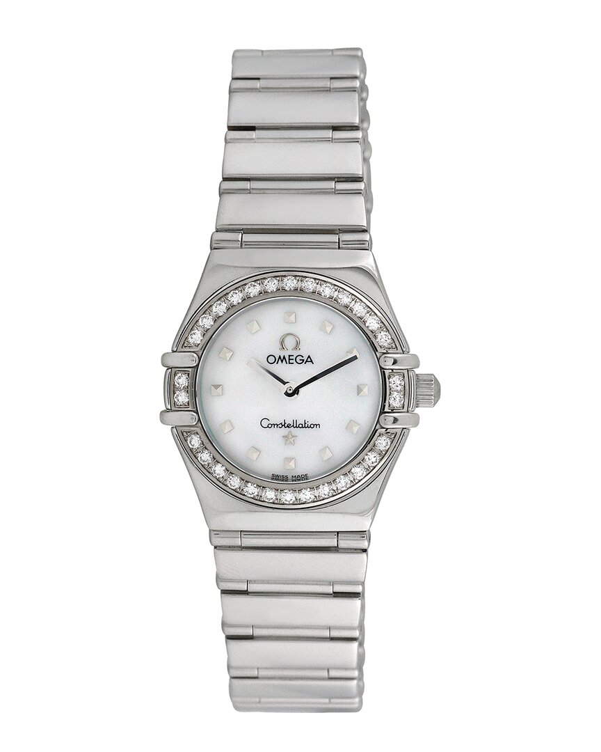 Omega Women's Constellation Diamond Watch, Circa 1990s (authentic )