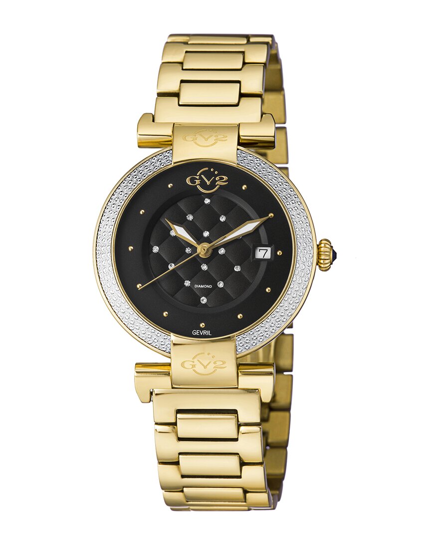 Gv2 Women's Berletta Diamond Watch In Gold