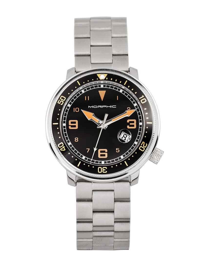 Morphic M74 Series Bracelet Watch W/magnified Date Display