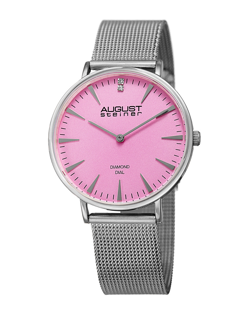 August Steiner Women's Casual Diamond Watch