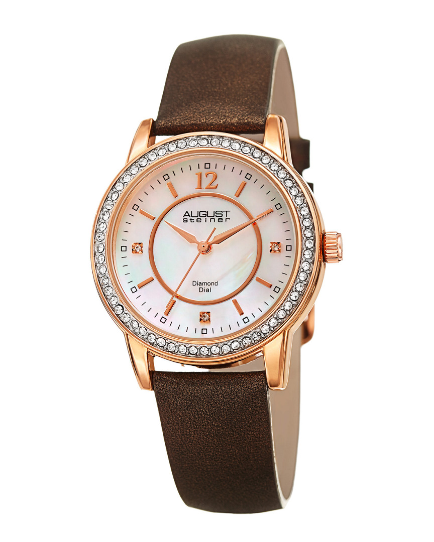 August Steiner Women's Marquess Diamond Watch