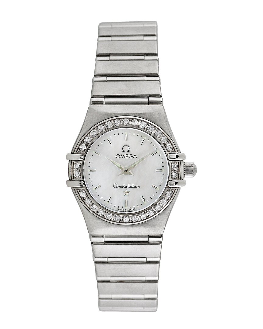 Omega Women's Constellation Diamond Watch, Circa 1990s (authentic )