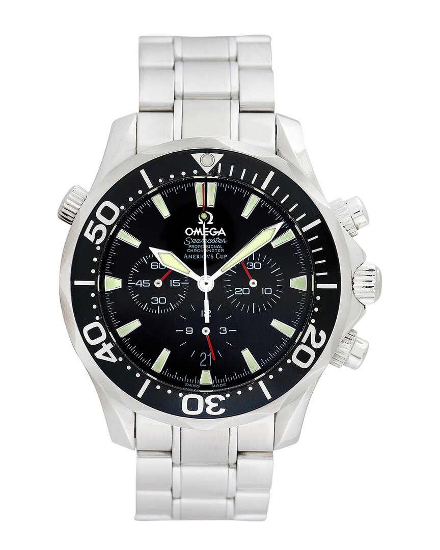 Omega Men's Seamaster Chronograph America's Cup Watch, Circa 2000's (authentic )