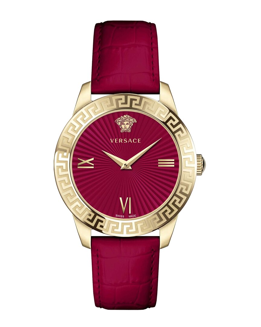 Versace Women's Greca Signature Watch In Metallic