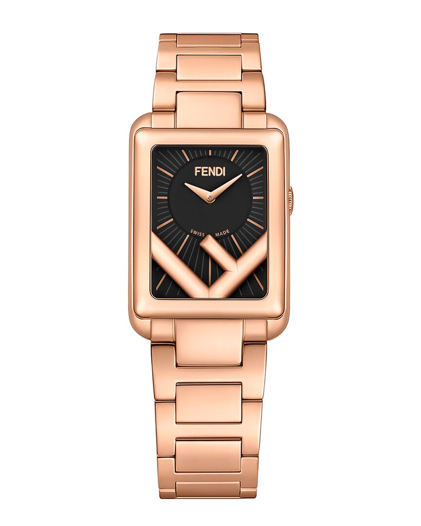 Fendi Women's F107050601 Watch In Gold