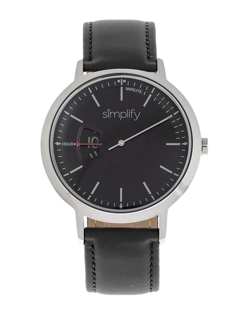 Simplify Unisex The 6500 Watch In Black