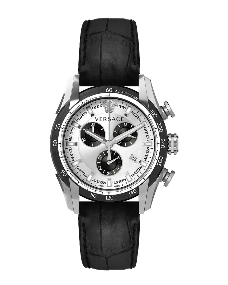 Versace V-ray Strap Watch In Multi
