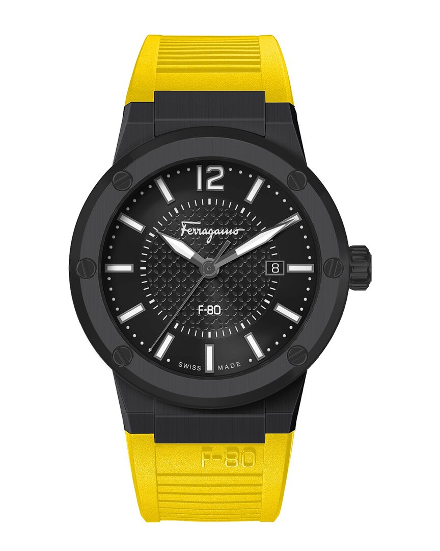 Shop Ferragamo Men's F-80 Watch