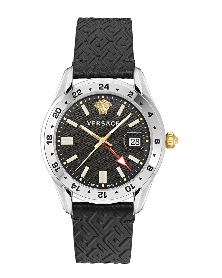Versace Greca Time Gmt Watch