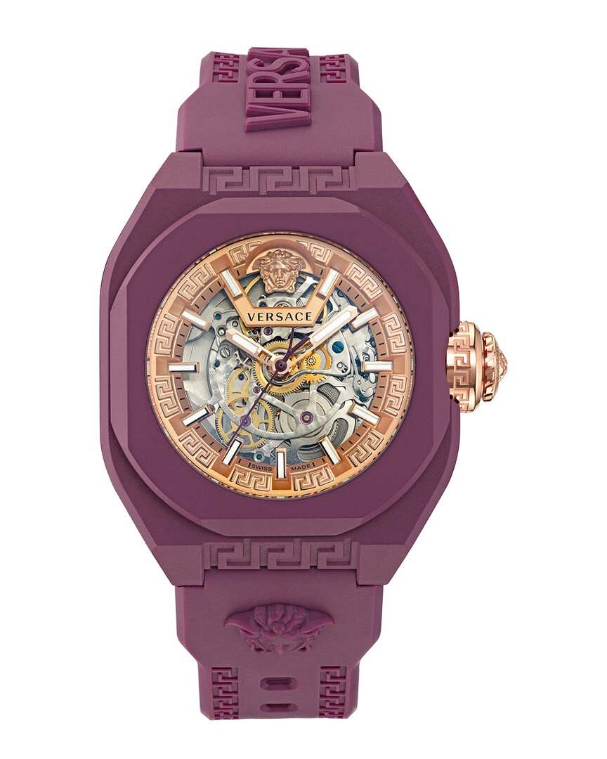 Versace V-legend Skeleton Automatic Watch