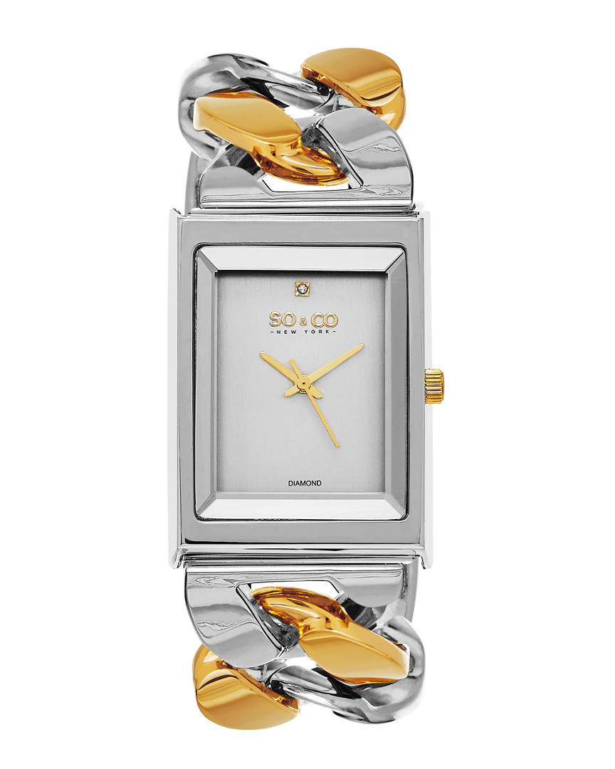 So & Co Women's Soho Diamond Watch
