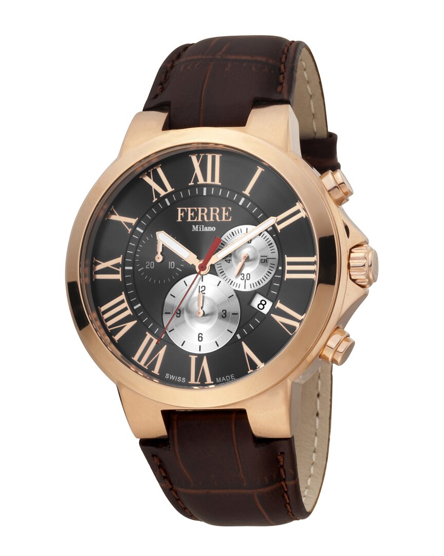 Shop Ferre Milano Dnu 0 Units Sold  Men's Classic Watch