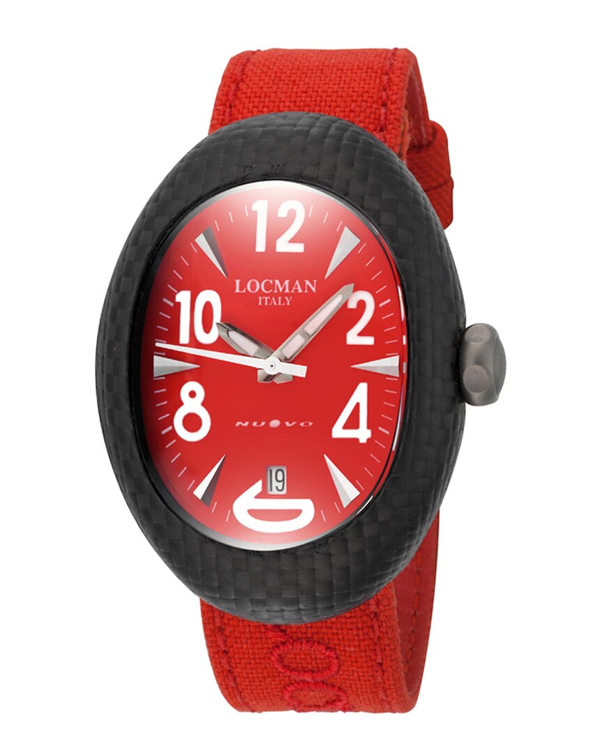 Shop Locman Women's Nuovo Carbonio Watch