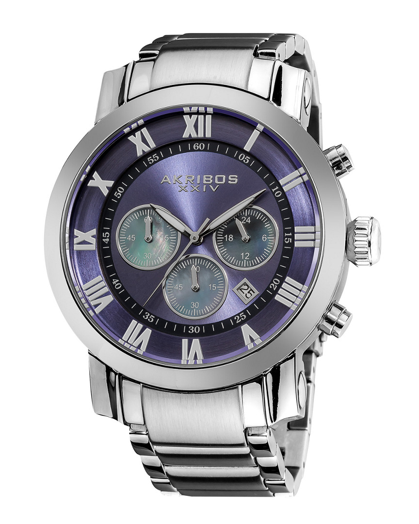 Akribos Xxiv Men's Grandiose Watch In Multicolor